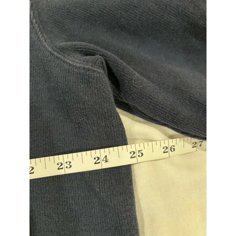 Polo Ralph Lauren Quarter Zip Long Sleeve Pullover Mens Large‎ Navy Cotton